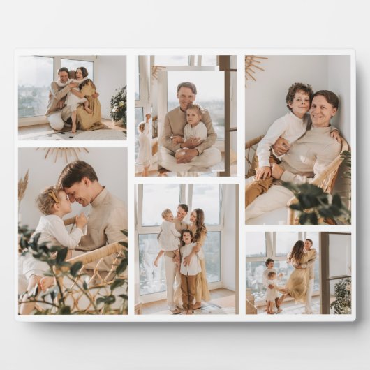 Fotocollage ideeën voor geschenken Creëer 6 foto's Fotoplaat (Voorkant)