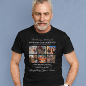 Fotocollage in liefdevolle herinnering t-shirt