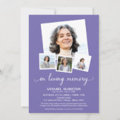 Fotocollage in liefdevolle herinnering Viering van Kaart (Voorkant)