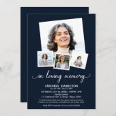 Fotocollage in liefdevolle herinnering Viering van Kaart (Voorkant / Achterkant)