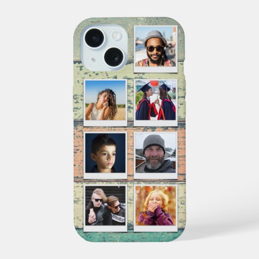 Fotocollage iPhone 15 Case (Achterkant)