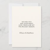 Fotocollage Kerst Familie Vakantiewenskaart Kaart (Achterkant)