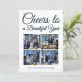 Fotocollage Kerstkaart voor Makelaars (Staand voorkant)