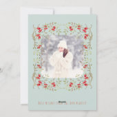 Fotocollage Kerstplezier kleurrijke vreugde Feestdagenkaart (Achterkant)