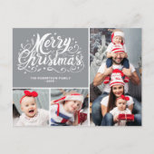 Fotocollage Kerstwensen Vakantie Briefkaart (Voorkant)