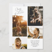 Fotocollage Klas van het Script Modern Afstudeerja Aankondiging (Achterkant)