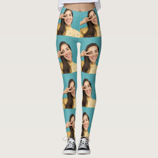 Fotocollage Leggings gepersonaliseerde gezichtspri