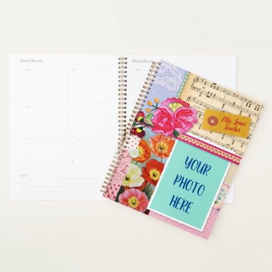  fotocollage-leraar thuisschool planner (Display)