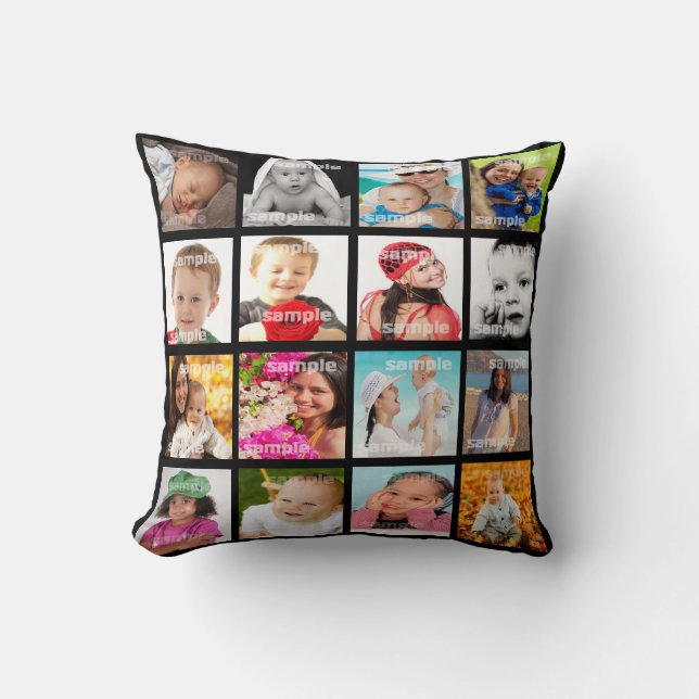 Fotocollage Maak je eigen DIY kussen V3 (Voorkant)