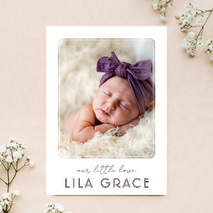 Fotocollage Maak kennis met de Baby Modern Announc Aankondiging