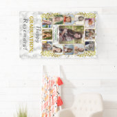 Fotocollage-marmer van de middelbare school spandoek (Insitu)