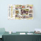 Fotocollage-marmer van de middelbare school spandoek (Beurs)