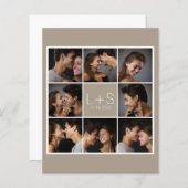 Fotocollage met Monogram Flyer (Voorkant / Achterkant)