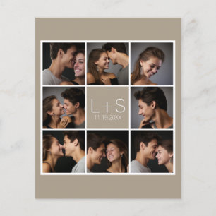 Fotocollage met Monogram Flyer