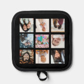 Fotocollage met negen Afbeeldingen Pannenlap (Voorkant)