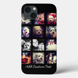Fotocollage met zwarte achtergrond Case-Mate iPhone case