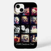 Fotocollage met zwarte achtergrond Case-Mate iPhone case (Achterkant)
