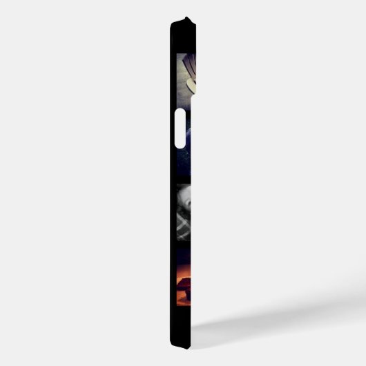 Fotocollage met zwarte achtergrond Case-Mate iPhone case (Achterkant / Rechts)