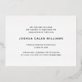 Fotocollage Modern Afstuderen Aankondiging (Achterkant)