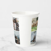 Fotocollage Modern Eenvoudig Papieren Bekers (Links)