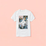 Fotocollage Modern Eenvoudig T-shirt<br><div class="desc">Moderne en eenvoudige fotocollage perfect voor familie.</div>