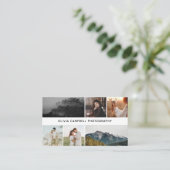 Fotocollage Modern Eenvoudig Visitekaartje (Staand voorkant)
