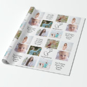 Fotocollage Modern We Love You Best Oma Ever Cadeaupapier (Uitgerold)