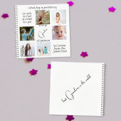 Fotocollage Modern We Love You Best Oma Ever Notitieboek