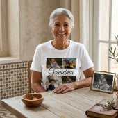 Fotocollage Moderne Lay-out Custom T-shirt voor Fa
