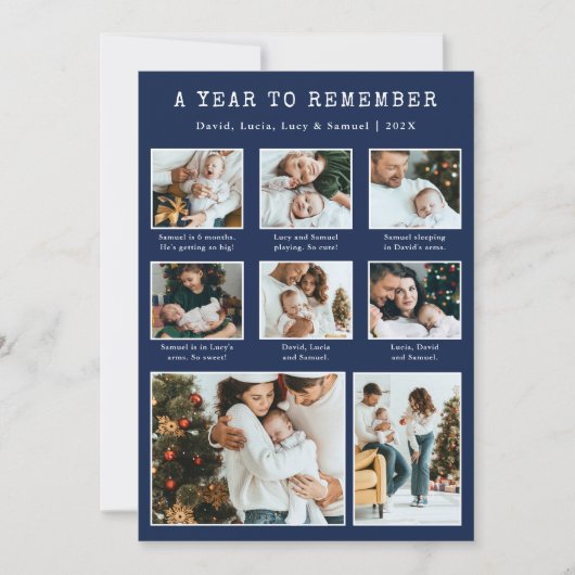 Fotocollage Moderne vakantie Kaart (Voorkant)