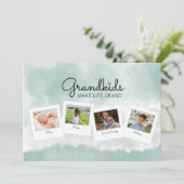 Fotocollage Moederdagkaart voor oma Kaart (Staand voorkant)