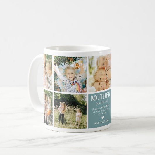  fotocollage Moederdefinitie Koffiemok (Voorkant links)