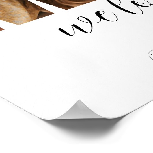 Fotocollage Mom Moederdag cadeau met Kinder namen Poster (Hoek)