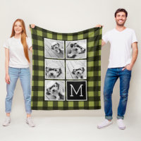 Fotocollage - Monogram Olive Black Buffalo Pset