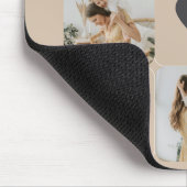 Fotocollage Mousepad met aangepast bericht voor ma Muismat (Hoek)