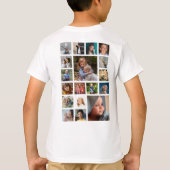 Fotocollage neef neef en nicht groep t-shirt (Achterkant)