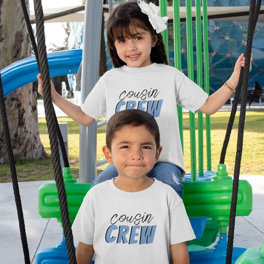 Fotocollage neef neef en nicht groep t-shirt