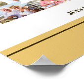 Fotocollage nummer 21 Neutraal 21e verjaardag Poster (Hoek)