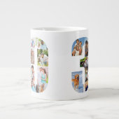 Fotocollage nummer 30 - 30e verjaardag grote koffiekop (Voorkant)