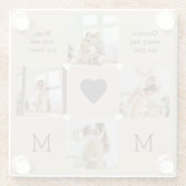 Fotocollage Onderzetter met oprechte boodschap (Achterkant)