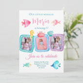 Fotocollage op 3-foto op zaterdag kaart (Staand voorkant)