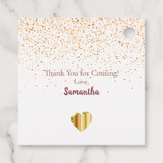 Fotocollage op 80e verjaardag dank je zwart bedankjes labels (Achterkant)