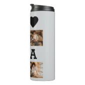 Fotocollage - Papa met hart | Vaderdag- Thermosbeker (Geroteerd rechts)