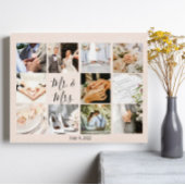 Fotocollage Passen getrouwd Creëer Uw eigen modern Canvas Afdruk