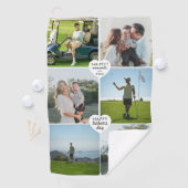 Fotocollage Perfect Moments Vaderdag Golfhanddoek (Insitu)