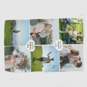 Fotocollage Perfect Moments Vaderdag Golfhanddoek (Horizontaal)