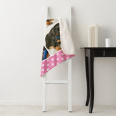  Fotocollage Pet Dog Naam Sherpa Deken (In situ)