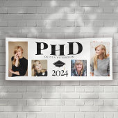 Fotocollage PhD Afstuderen Klasse van 2024 Spandoek
