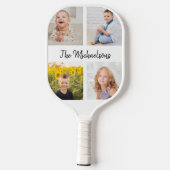 Fotocollage Pickleball Paddle (Achterkant)