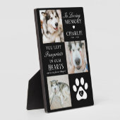 Fotocollage 'Pootafdrukken in onze harten' Dierbar Fotoplaat (Zijkant)